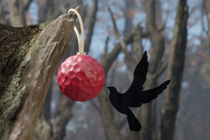 Disperseed is a 3D-printed seed ball that helps forests repopulate after a forest fire