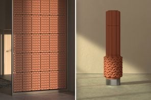 Natural energy-free air conditioner uses the cooling properties of terracotta to regulate temperatures