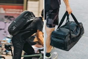 This trendy duffel backpack will be your ultimate travel partner
