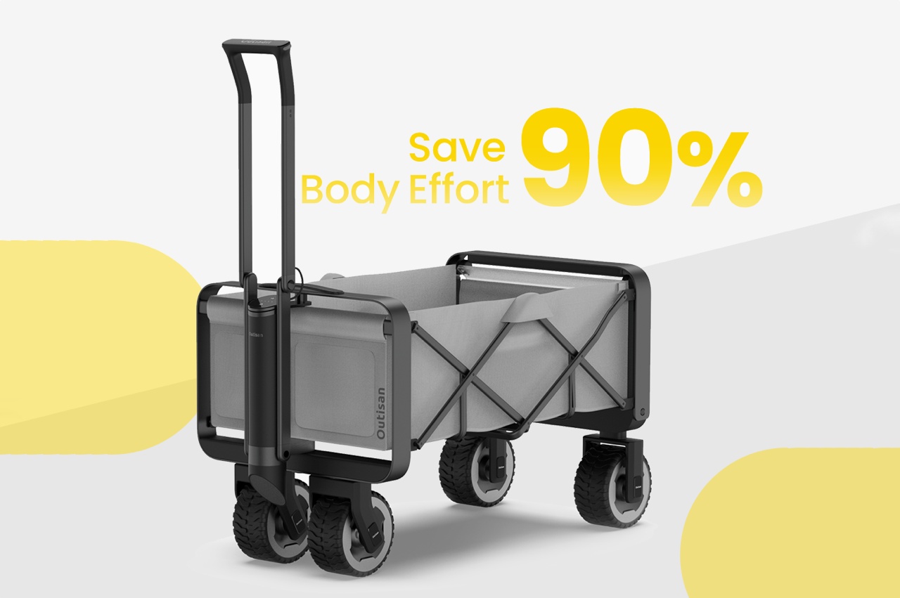#This electrified wagon with semi-autonomous driving makes carrying stuff outdoors super easy