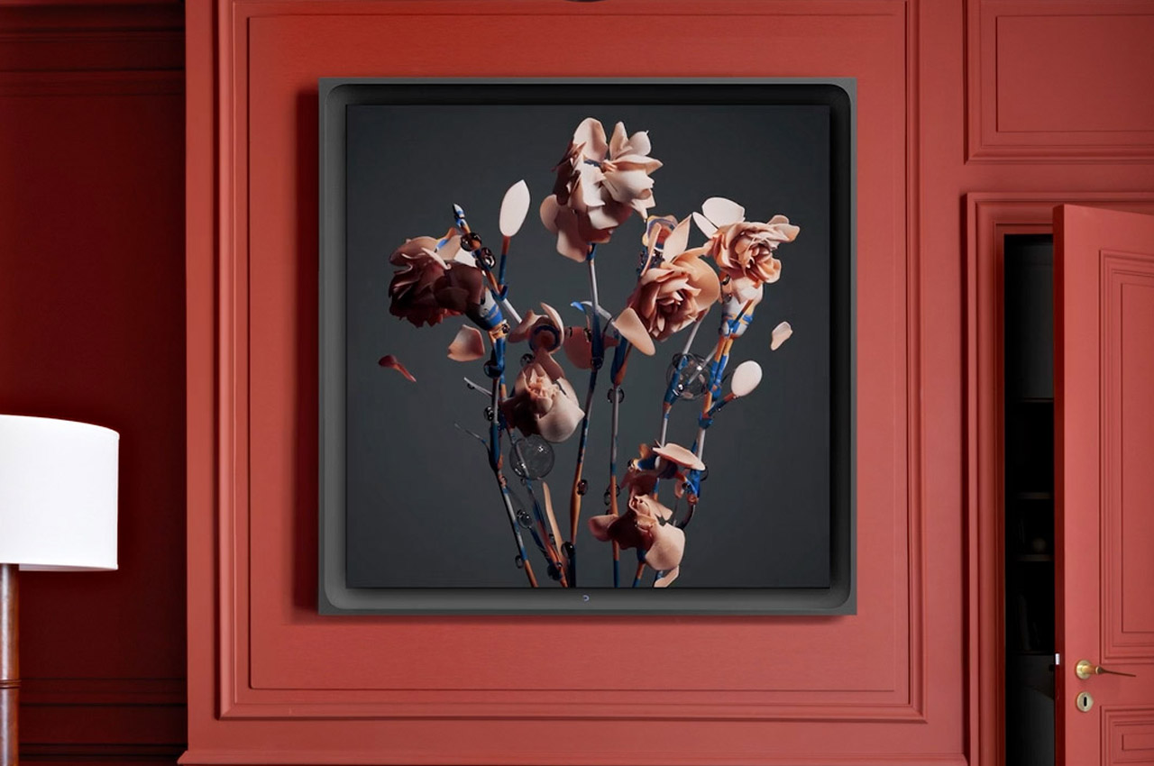Ammunition designs a luxury digital display to create your own NFT art gallery at home