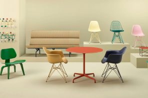 HAY x Herman Miller Collection transforms eight Eames classics into contemporary colorful versions