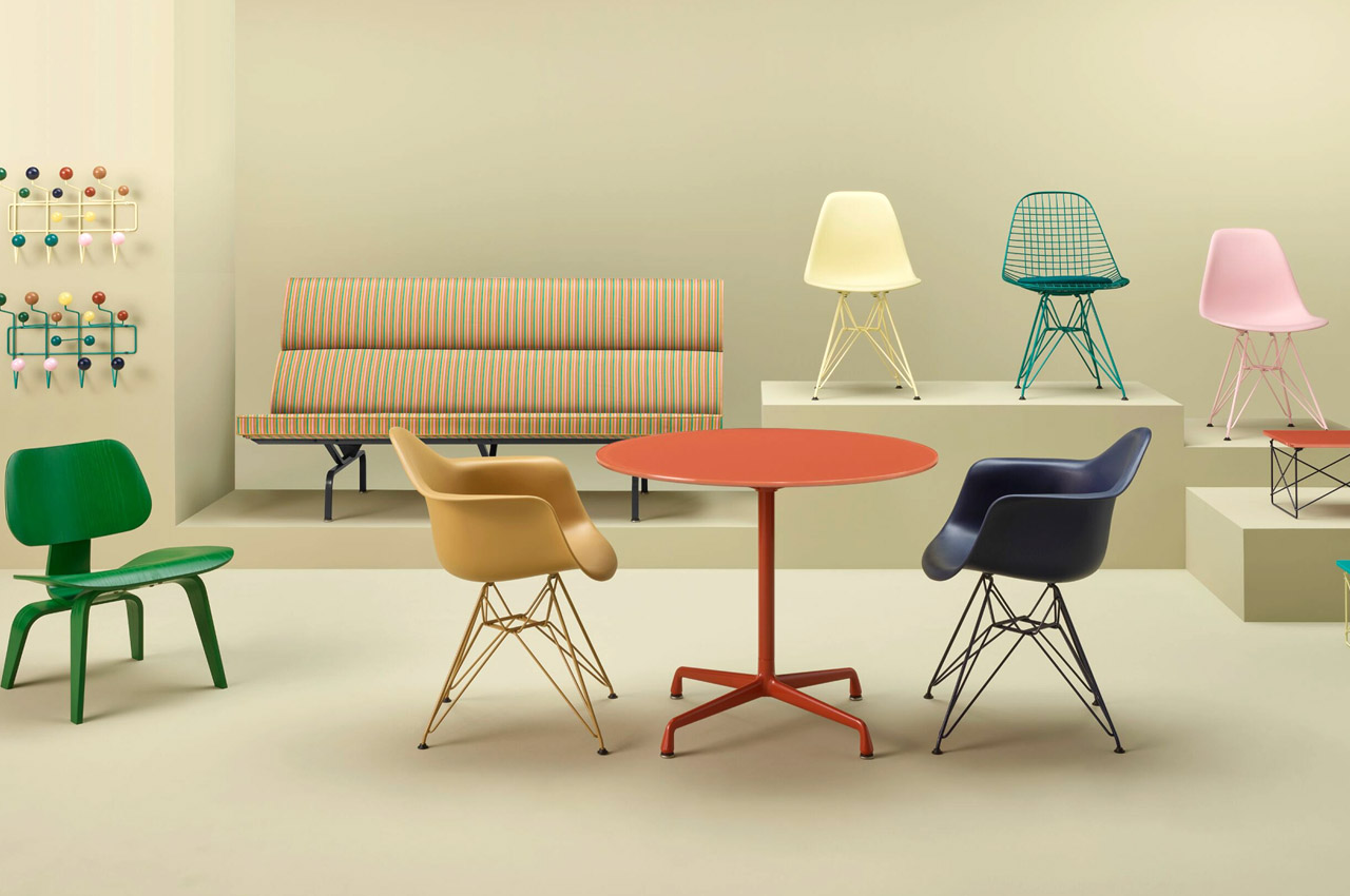 #HAY x Herman Miller Collection transforms eight Eames classics into contemporary colorful versions