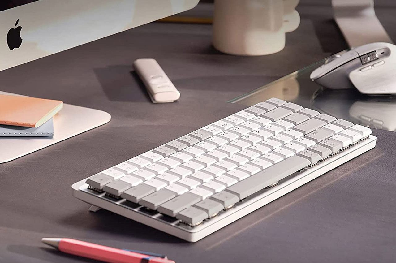 #Logitech’s low-profile mechanical keyboard designed specifically for the Mac offers quieter typing experience