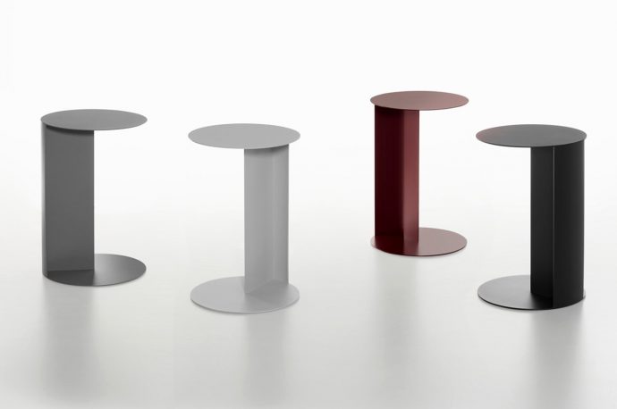 This minimal steel side table will instantly uplift your home without drawing too much attention