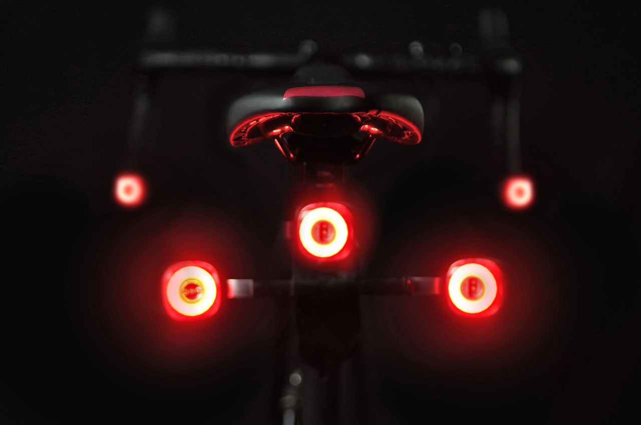 #This tiny bike light packs a powerful punch, keeping you visible even while riding in the dark