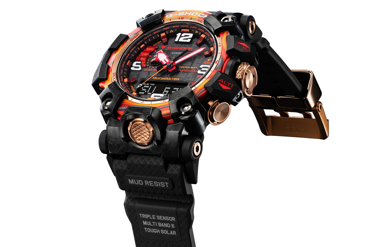 A pair of G-Shock watches arrive in blazing solar flare-theme to celebrate 40th anniversary of the brand