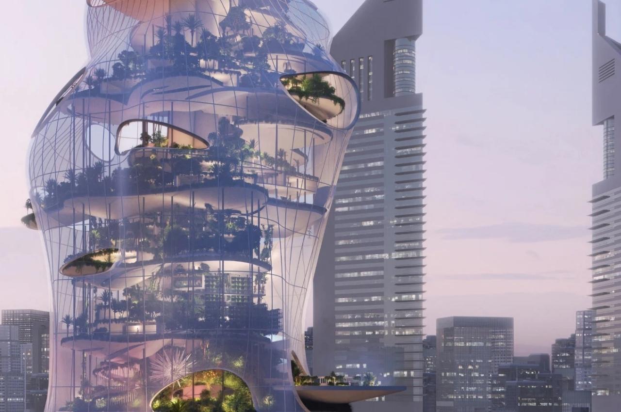 #Aera is a vertical resort concept for those living in cities who need to take a break