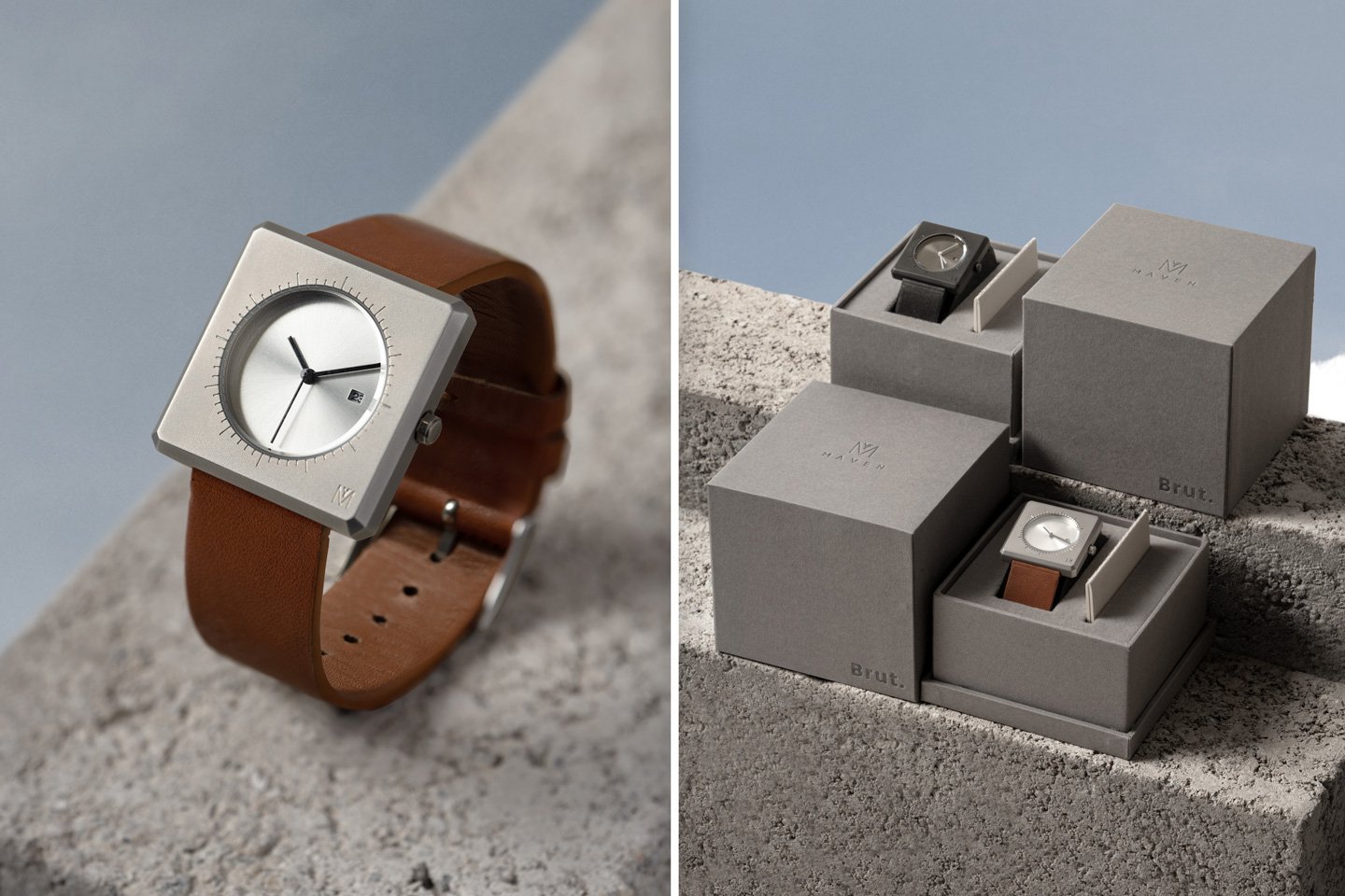 #Maven’s brutalist wristwatch highlights beauty in simplicity with its ‘raw and honest’ design