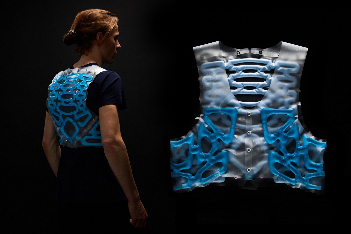 This gel-filled vest can instantly heat you up on command, helping