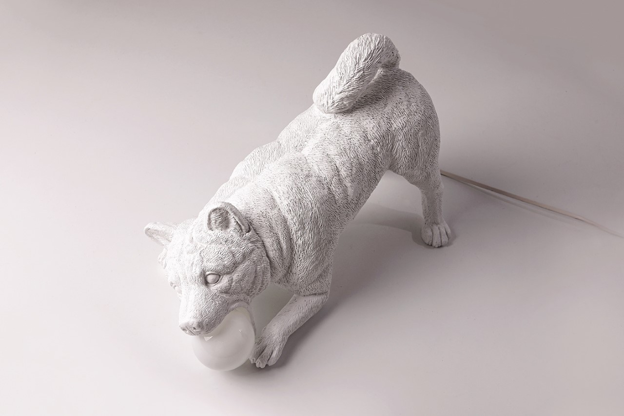This playful dog-inspired decorative lamp puts the ‘light’ in light-hearted!