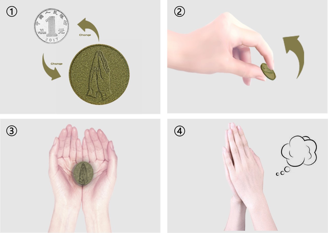 Ever wondered what happens to the coins you throw in wishing wells? This ‘Algae coin’ has answers