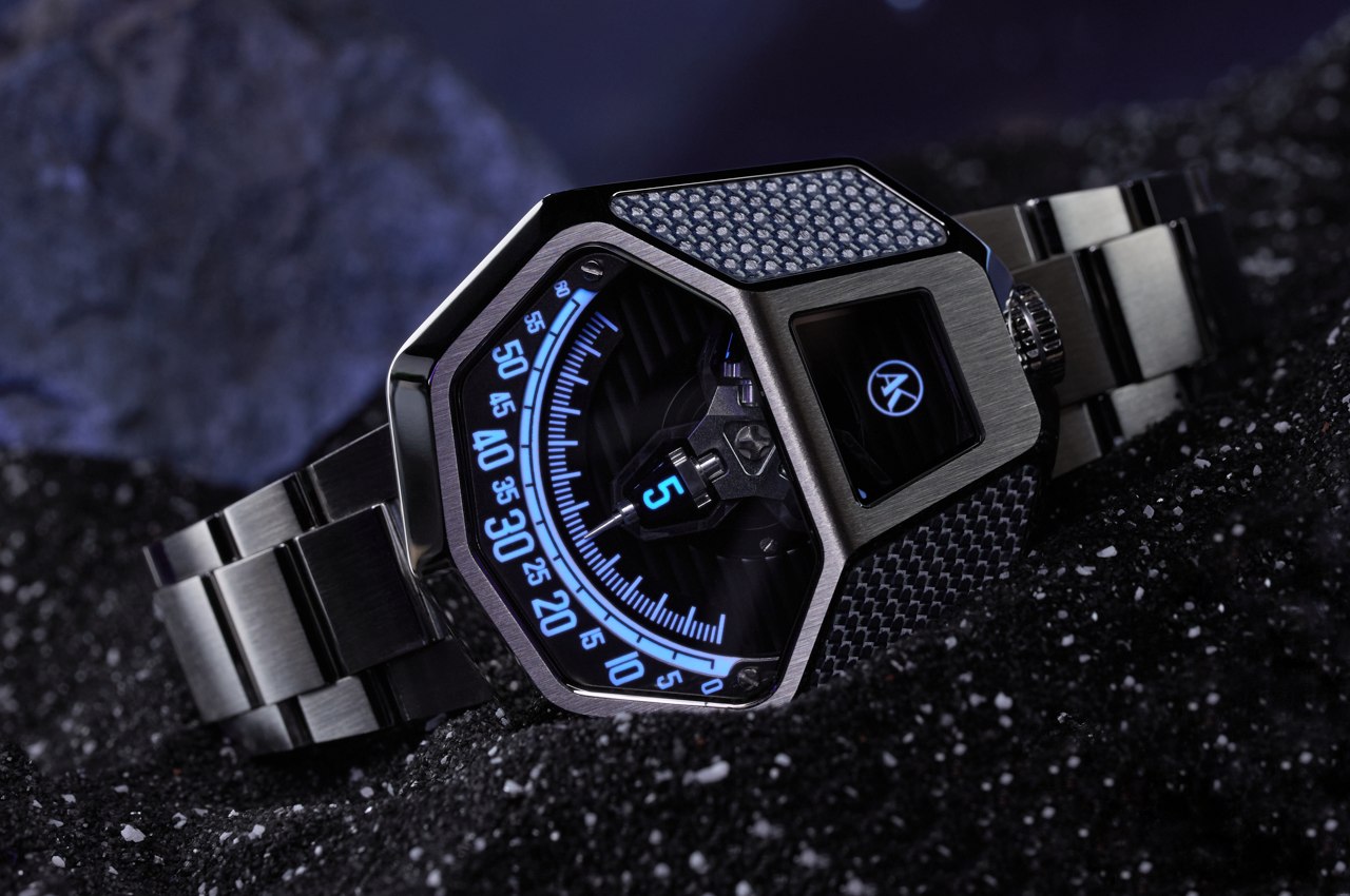 This edgy Cyberpunk timepiece with a snake-inspired design gets you in touch with your wild side
