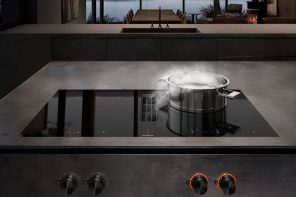 This sleek induction cooktop was designed to perfectly merge with your contemporary kitchen