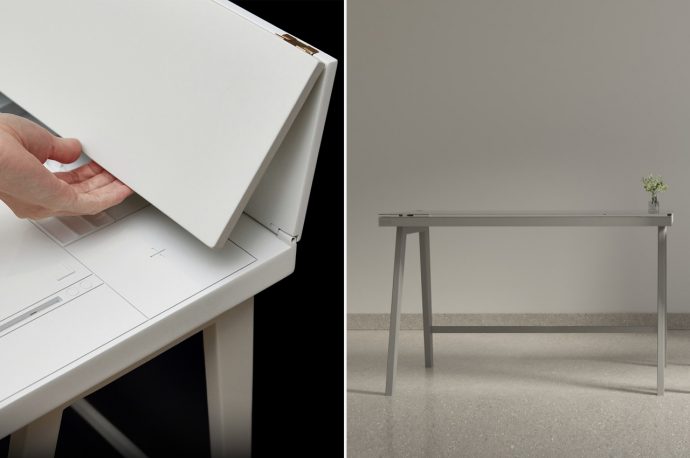 Ignite Desk separates work and personal life in a simple yet effective way