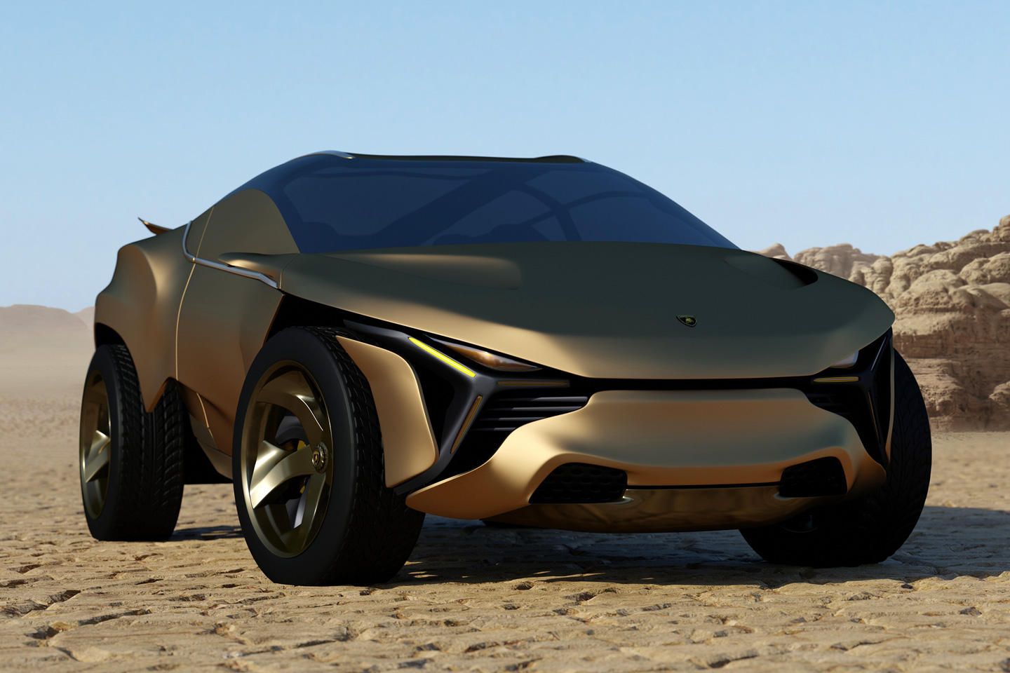 This Lamborghini SUV concept amplifies the Urus design language to create a true raging bull