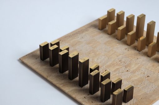 Arena's concrete chess set can start one heavy battle of wits and courage -  Yanko Design