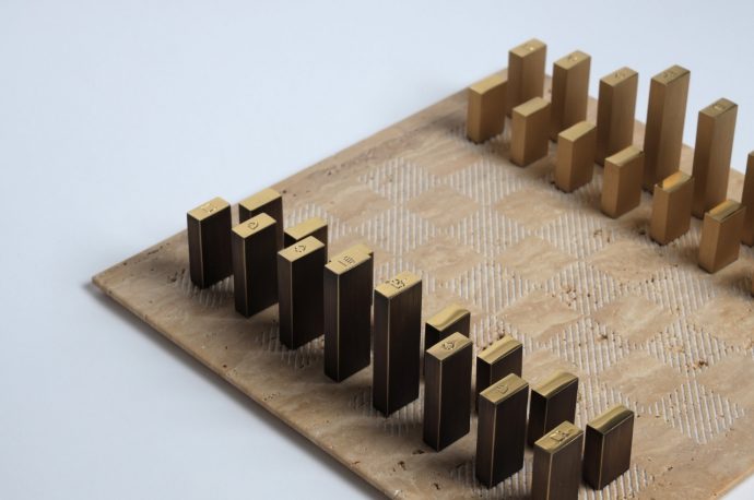 Sleek luxury chess set gives a minimal twist to this traditional game