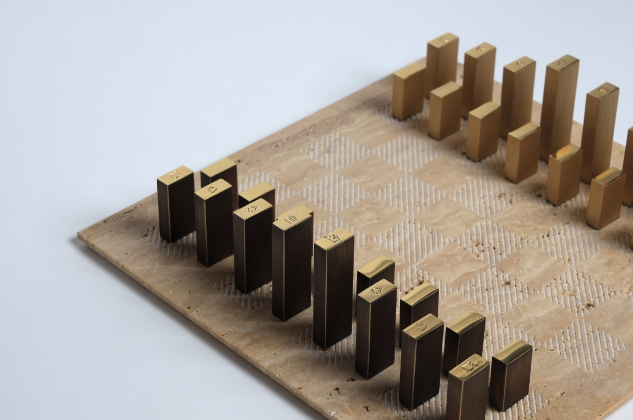 #Sleek luxury chess set gives a minimal twist to this traditional game