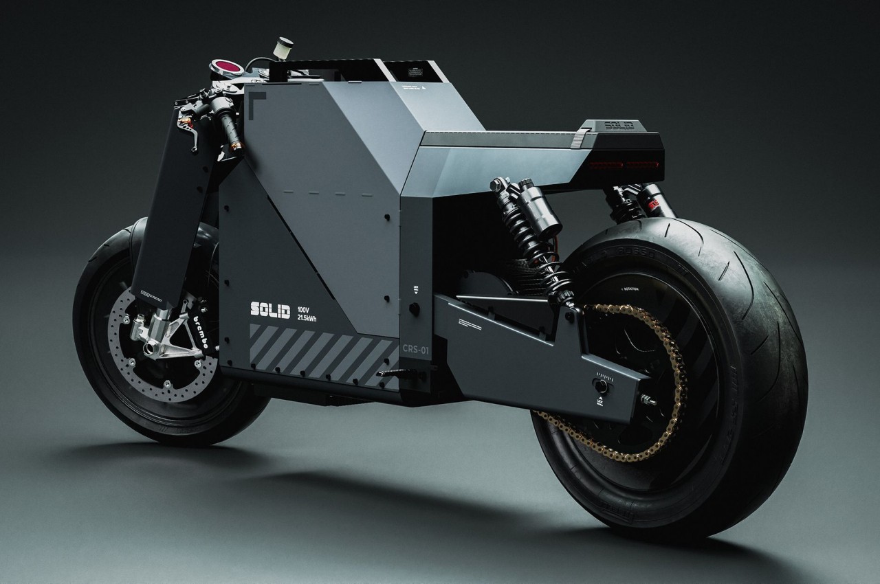 SOLID CRS-01 is a brutalist alternative to the future of motorcycles