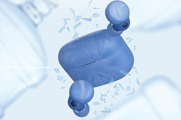 Sony LinkBuds S in Earth Blue is designed to help keep the Earth green