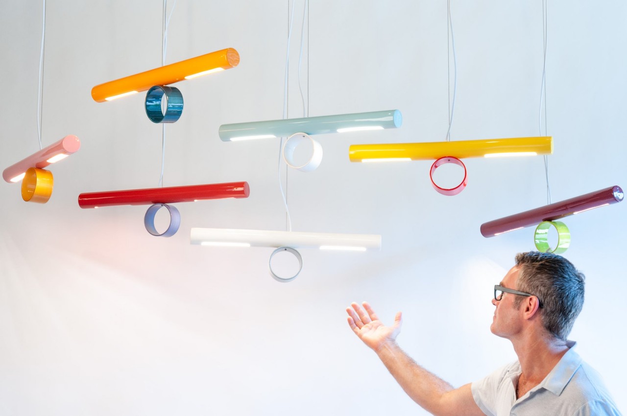 #These playful pendant lamps are like a metaphor for finding balance in life