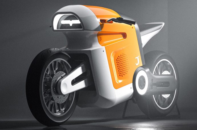 This eye candy superbike has a café racer persona fused with moto GP character