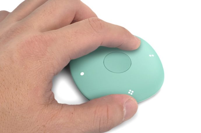 This pebble-shaped TV remote is like a fidget toy for couch potatoes