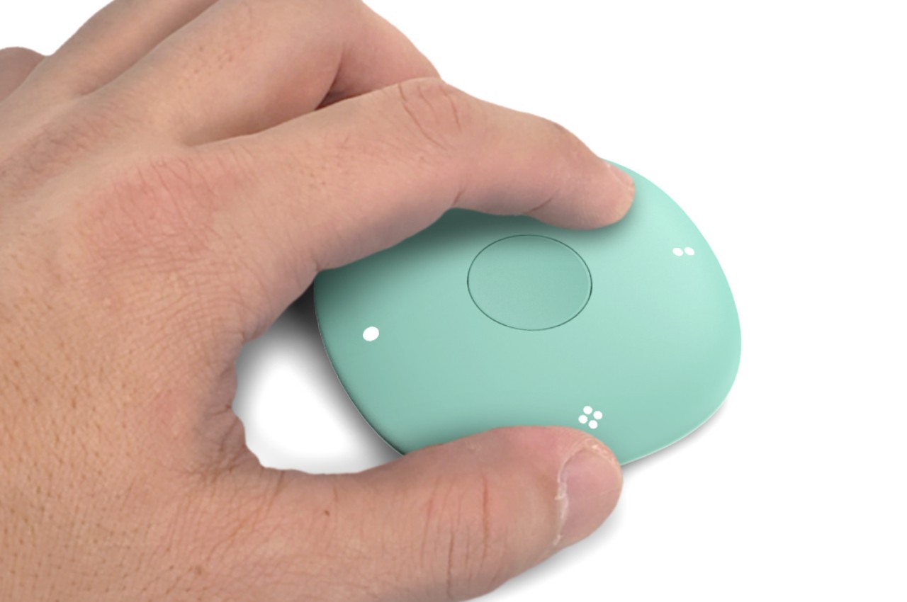 #This pebble-shaped TV remote is like a fidget toy for couch potatoes
