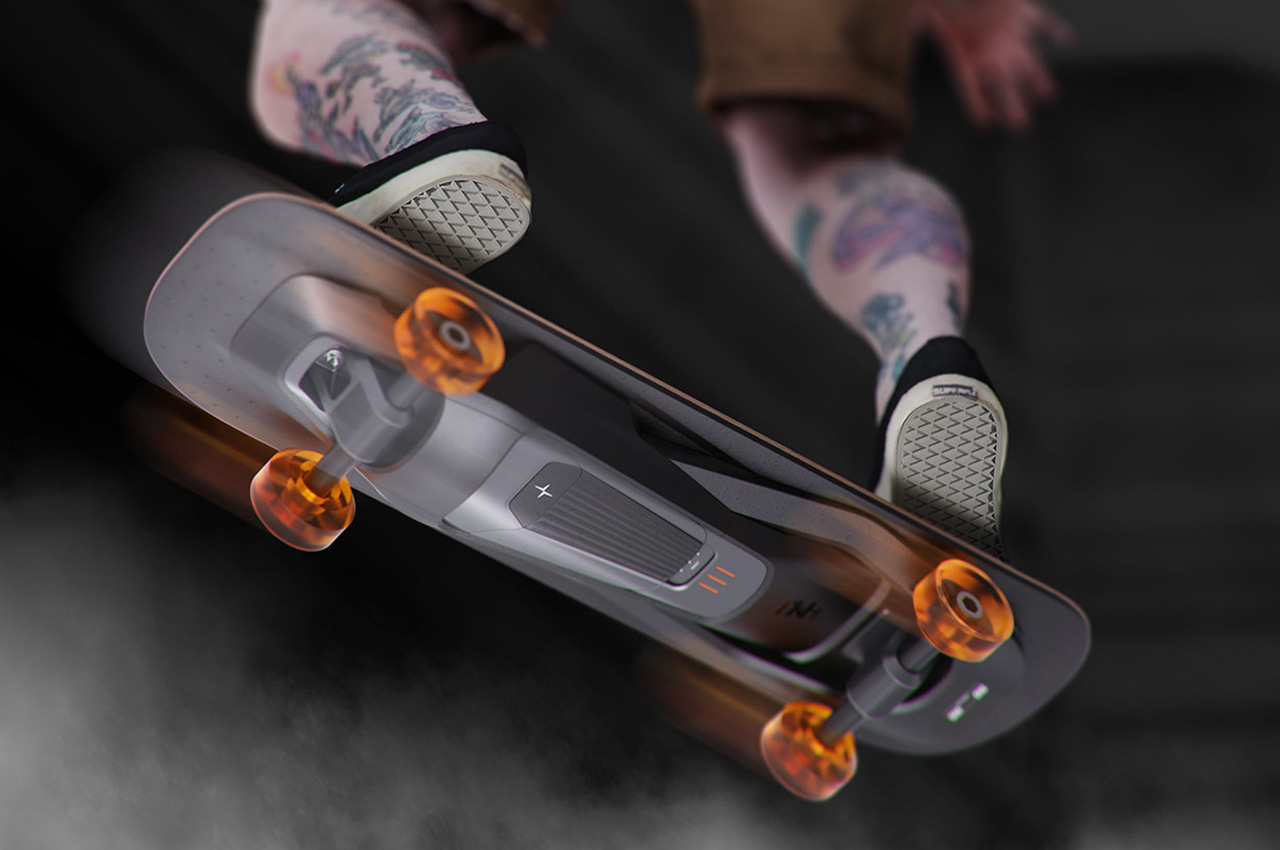 #Polestar-inspired skateboard with carbon fiber body & translucent aesthetics is made for Gen-Z