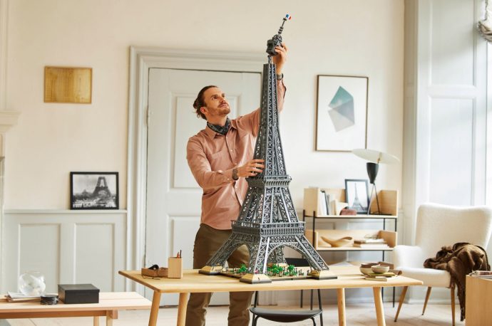 World’s tallest LEGO set launched is the Eiffel Tower and it is as tall as a third grader