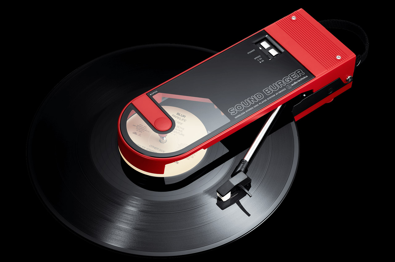Audio Technica revives the 80s Sound Burger turntable for modern