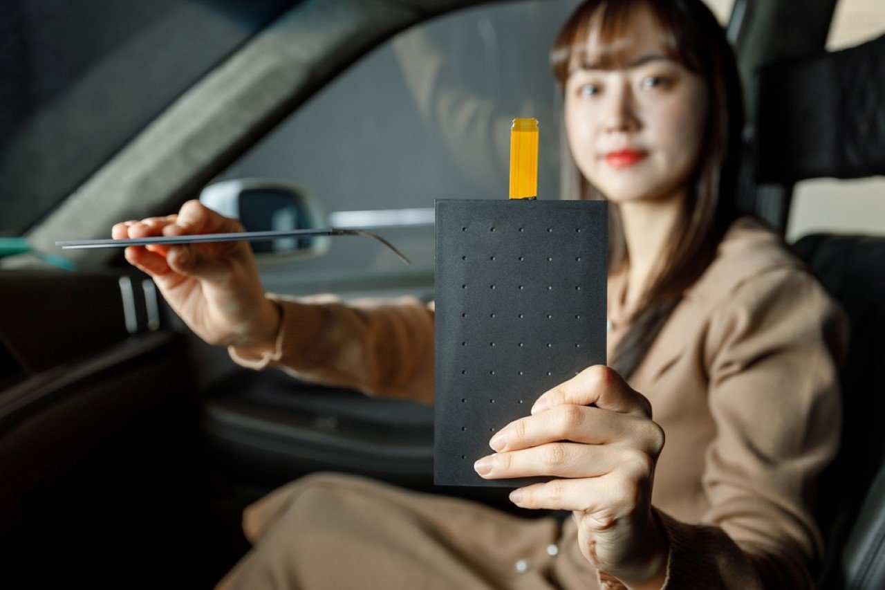 #LG Display just unveiled a set of ‘paper-thin’ speakers designed to be fitted inside cars