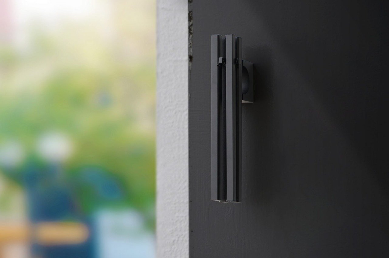#This minimal chime creates an inviting ambience every time you open your home door