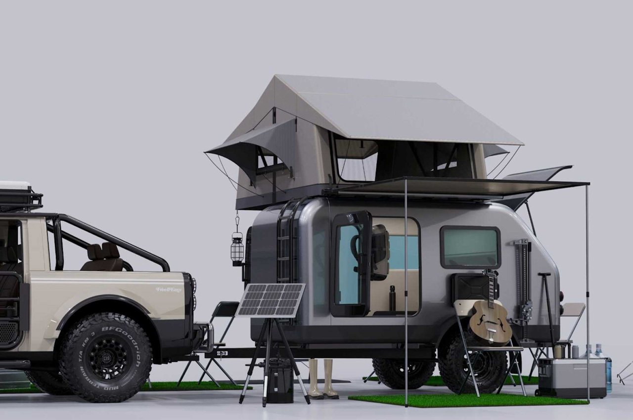 #CAMP with Alpha Rex off-roading electric SUV at heart is the ultimate campsite we’d want