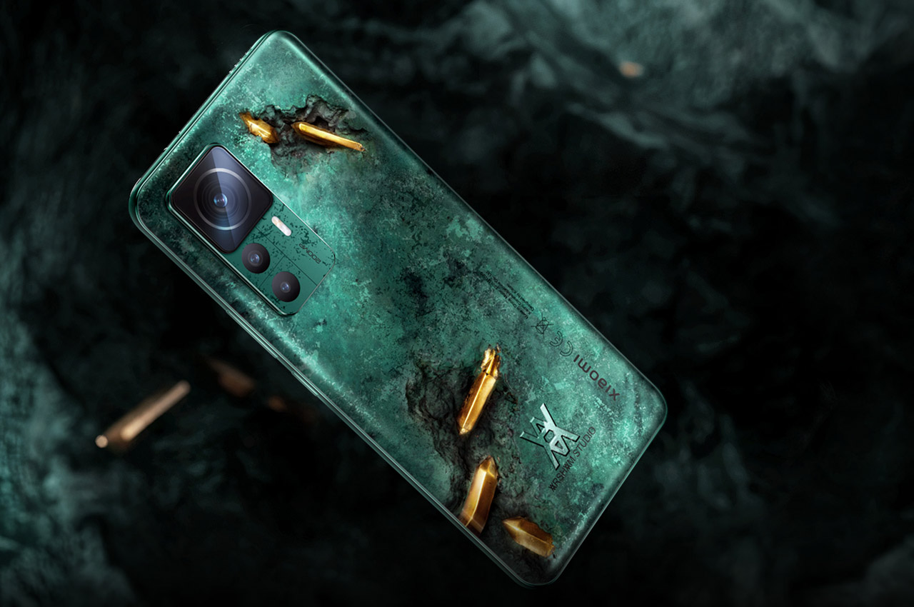 #Daniel Arsham’s Limited Edition Xiaomi 12T Pro impresses with bronze crystals and eroded green patina