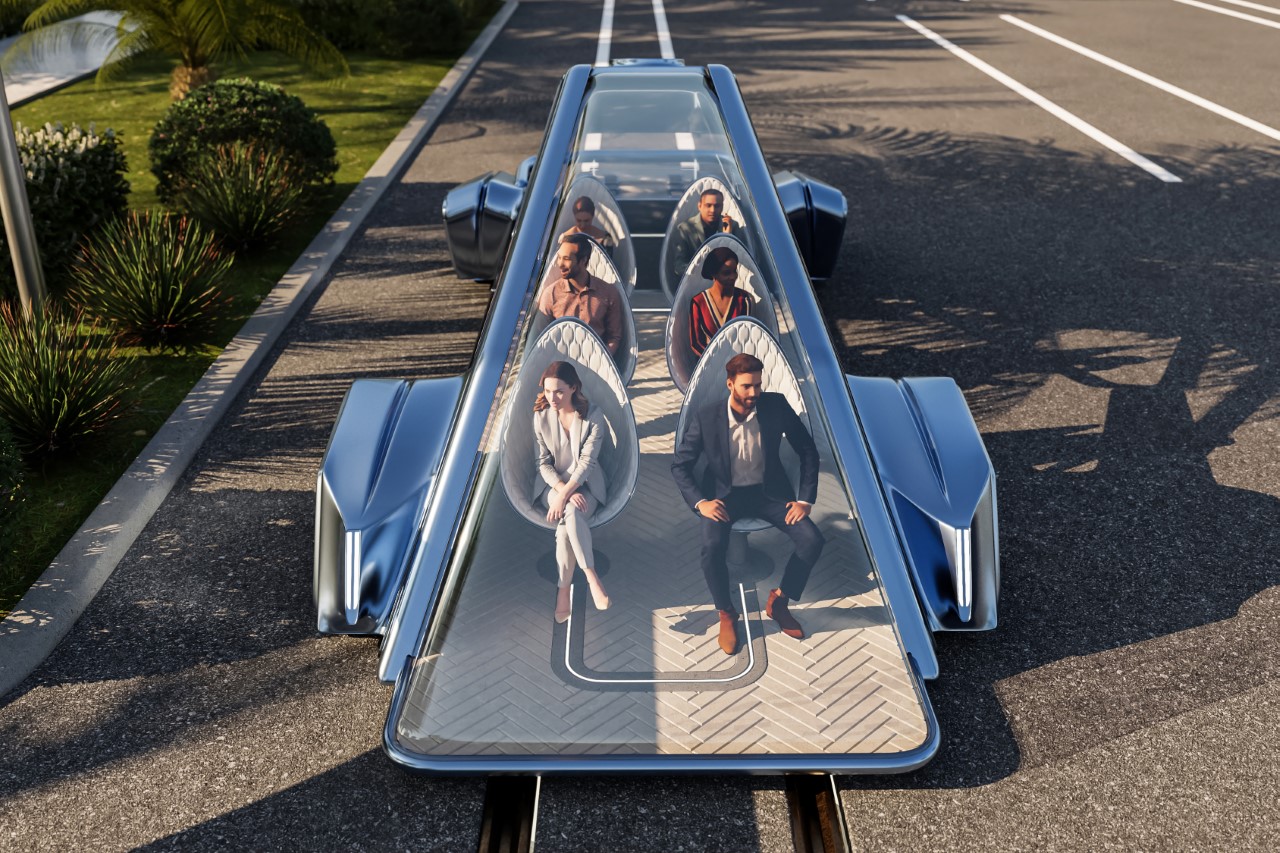 What if Audi made public transport? This Movin’On Challenge Design concept blurs the lines between luxury and utility