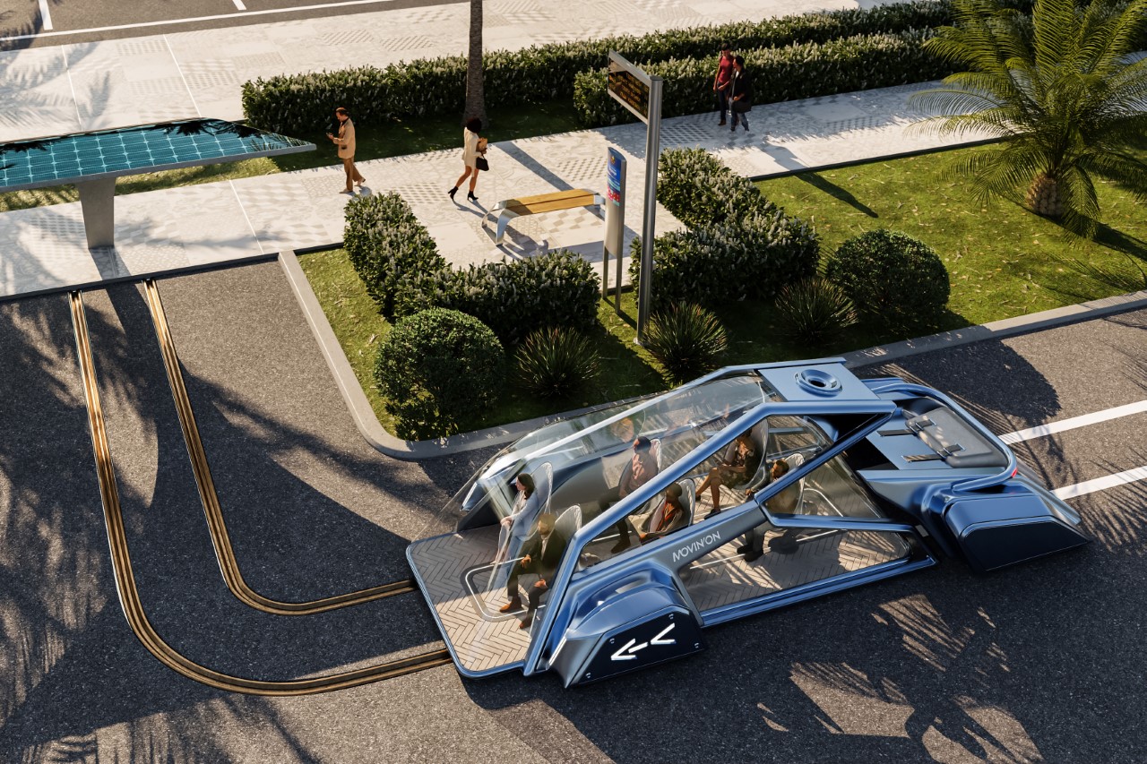 What if Audi made public transport? This Movin’On Challenge Design concept blurs the lines between luxury and utility