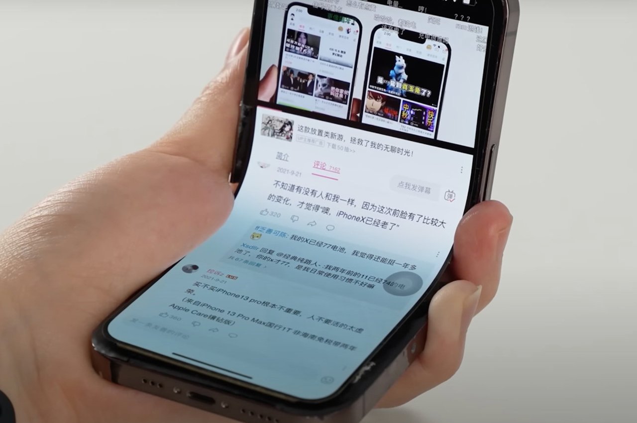 Składany iPhone w obudowie Motorola Razr to połączenie, na które czekali wszyscy fani Apple