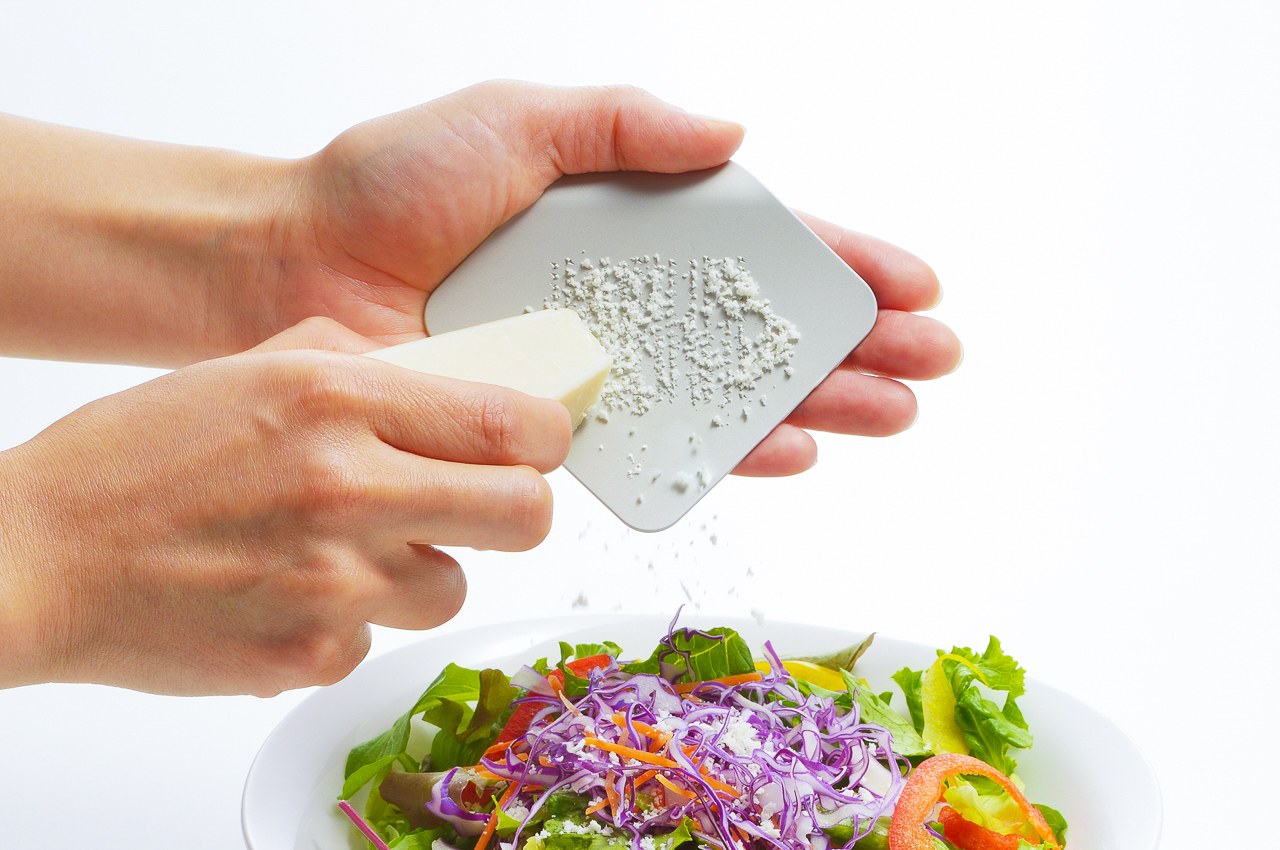 #This mini handheld grater makes it easy to add flavor and joy to your meals