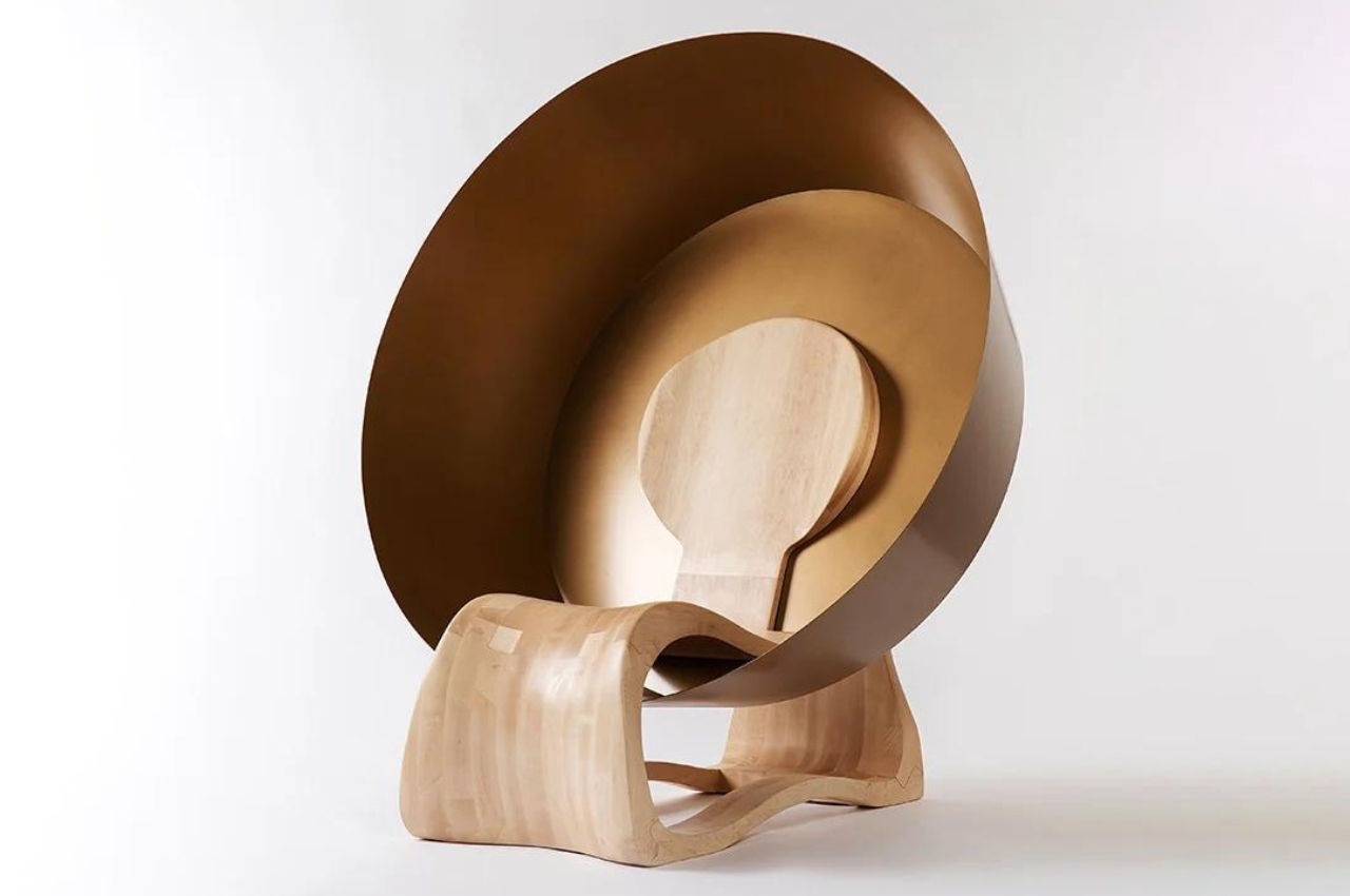 #Amplify the zen with this meditation chair inspired by the Tibetan singing bowl