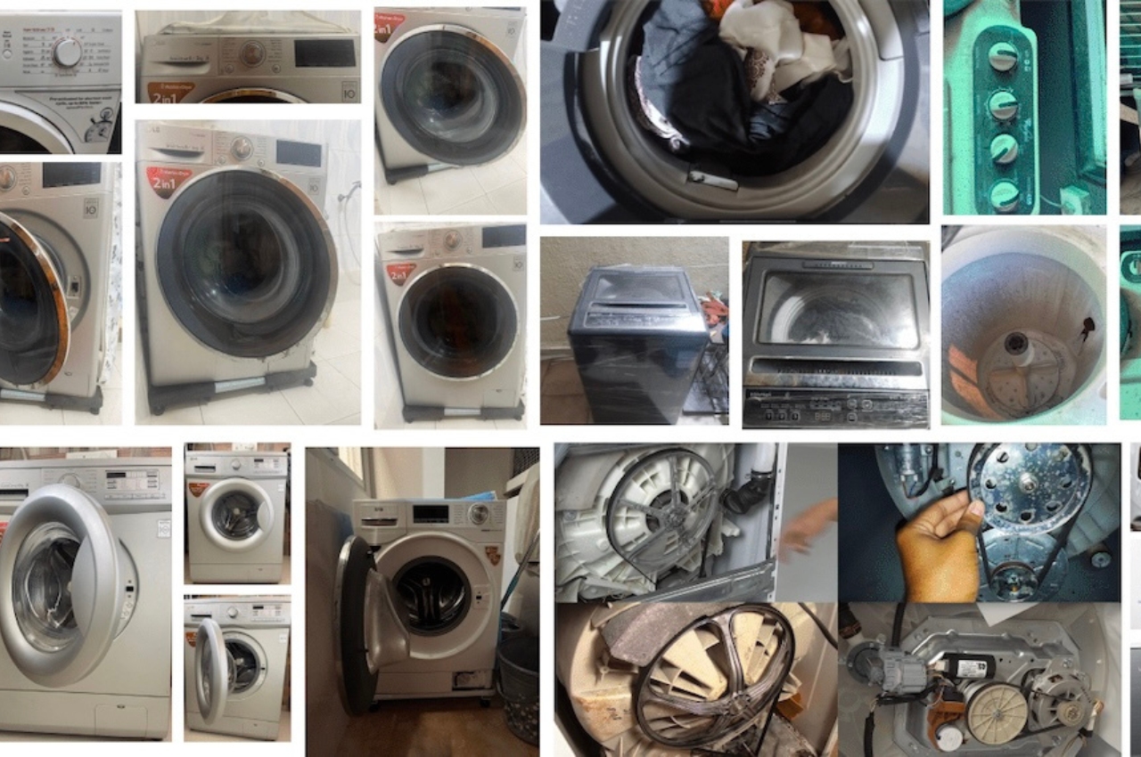 Retro-looking automatic washing machine brings smart washing functions