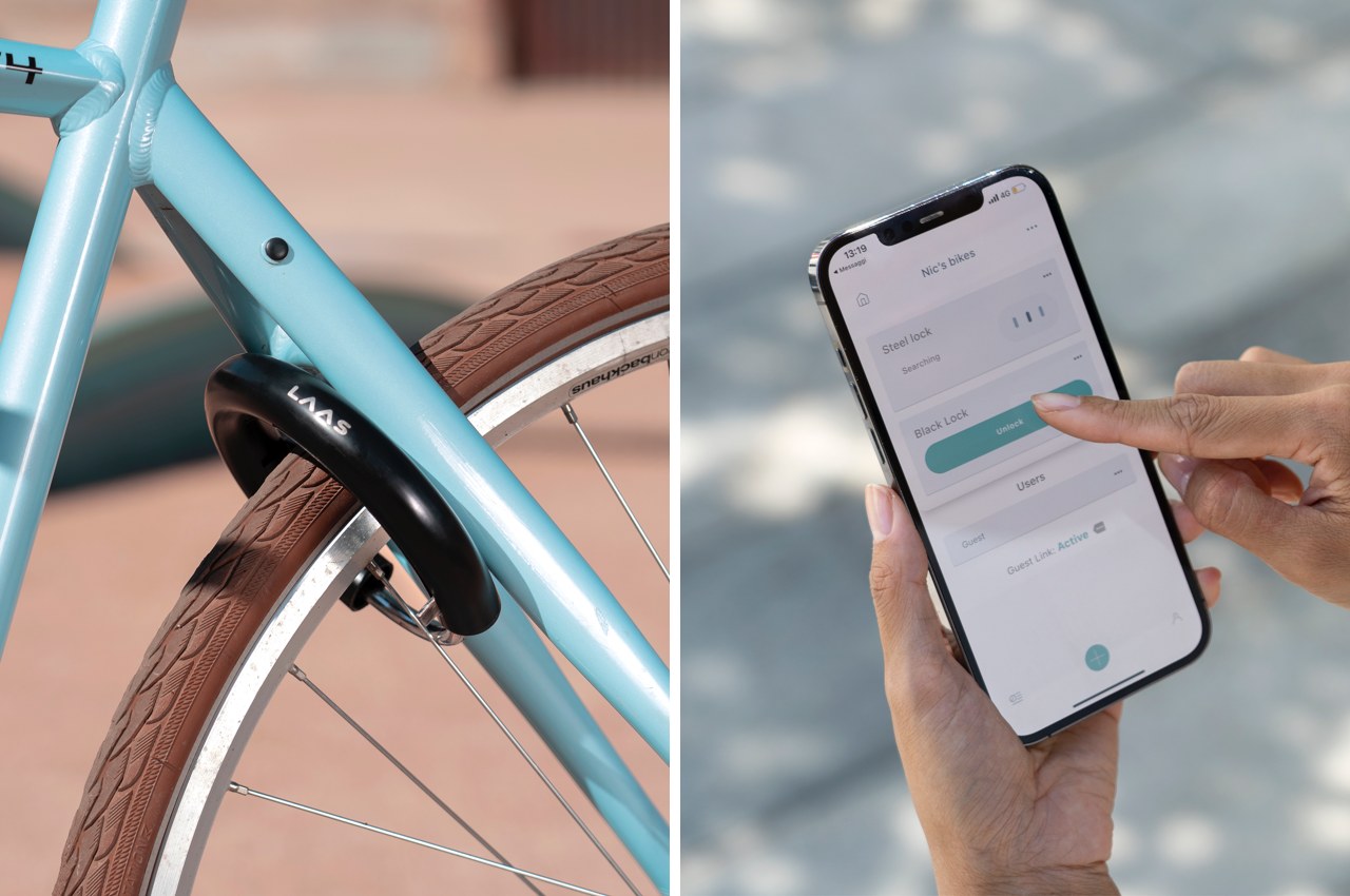 This stylish lock is the smartest and easiest way to keep your bike safe