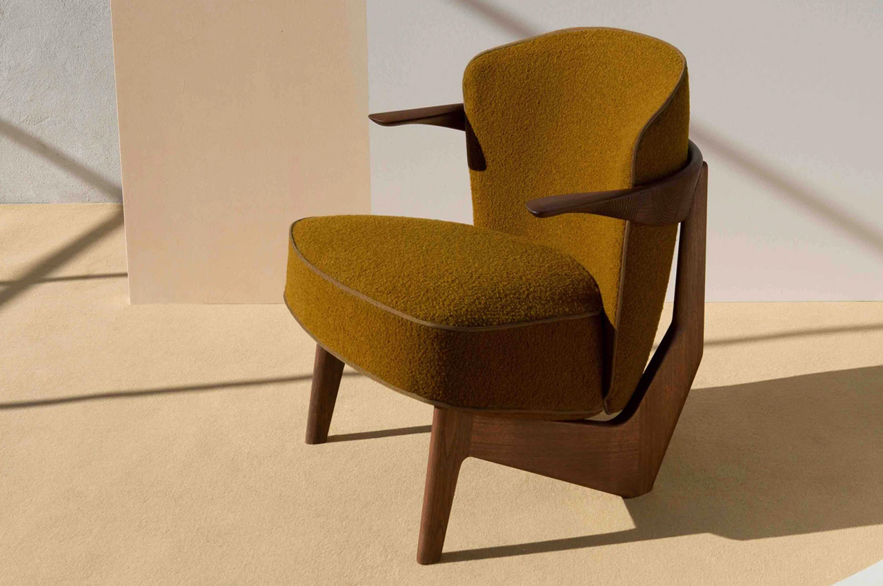 The Sova Lounge Chair is an ergonomic + comfortable chair built from sustainably sourced wood