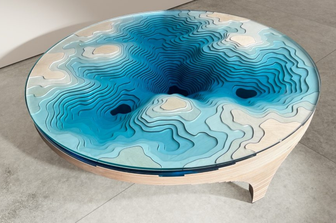 #Stare into the ocean’s abyss through a coffee table