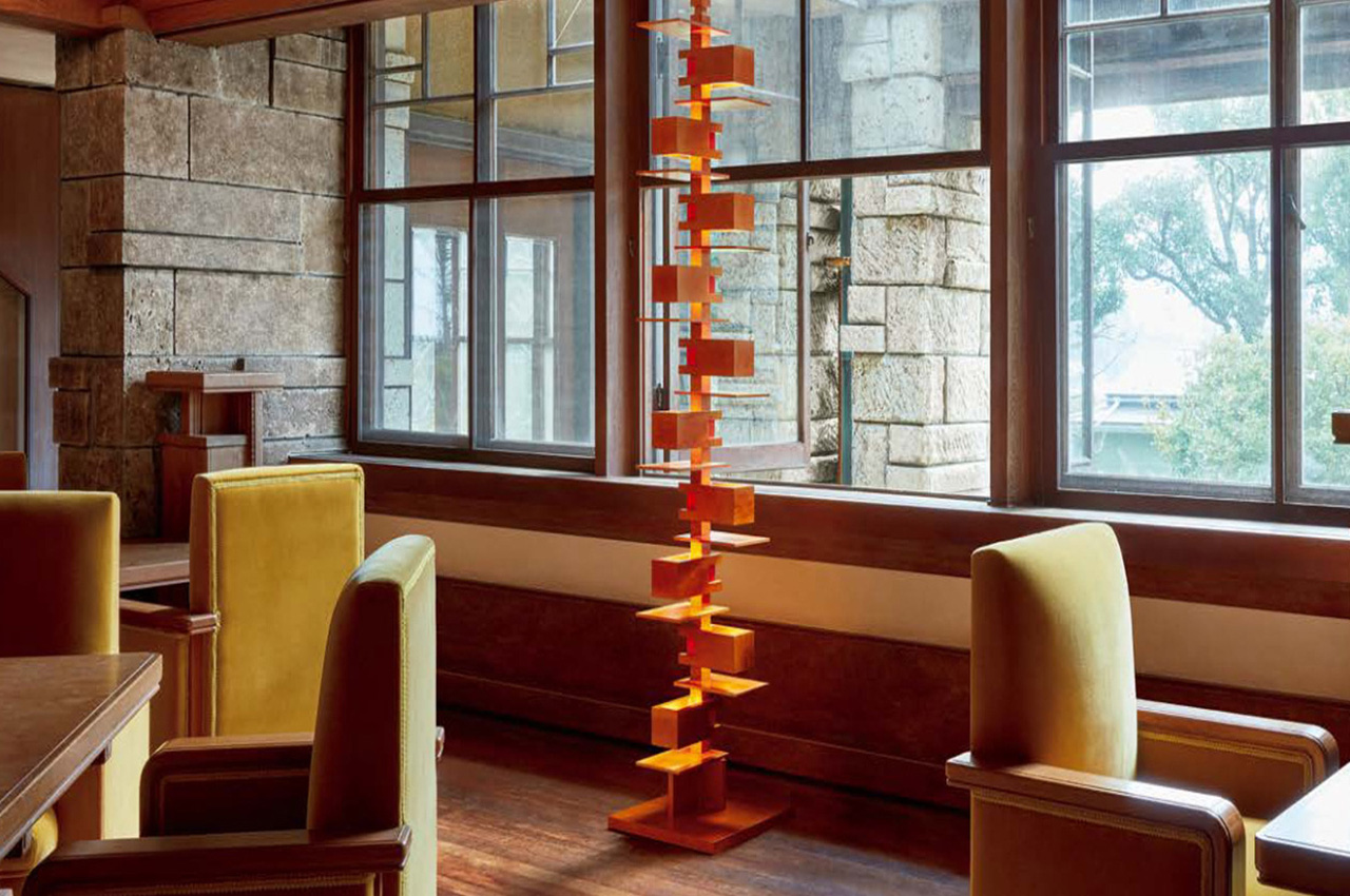 Frank Lloyd Wright’s wooden Taliesin lamps were reproduced by a Japanese brand