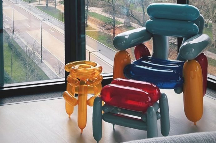 These delicious candy-like chairs are shockingly made from real balloons