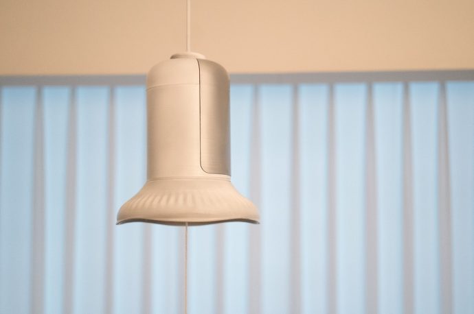 This air purifier hangs from your ceiling to give light and a sense of calm