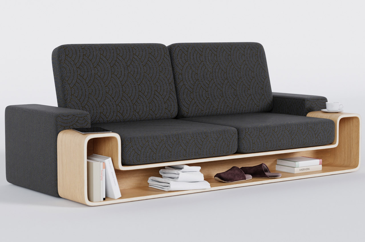 #A loveseat that leaves you no reason to get up until you want to hit the bed