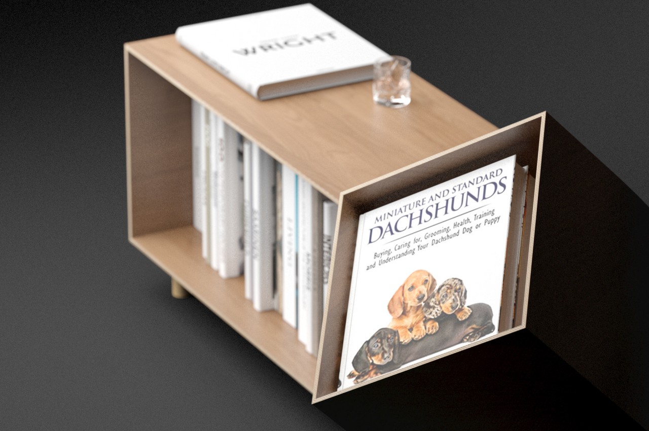 This quirky sideboard is like a loyal pet that brings your favorite book forward